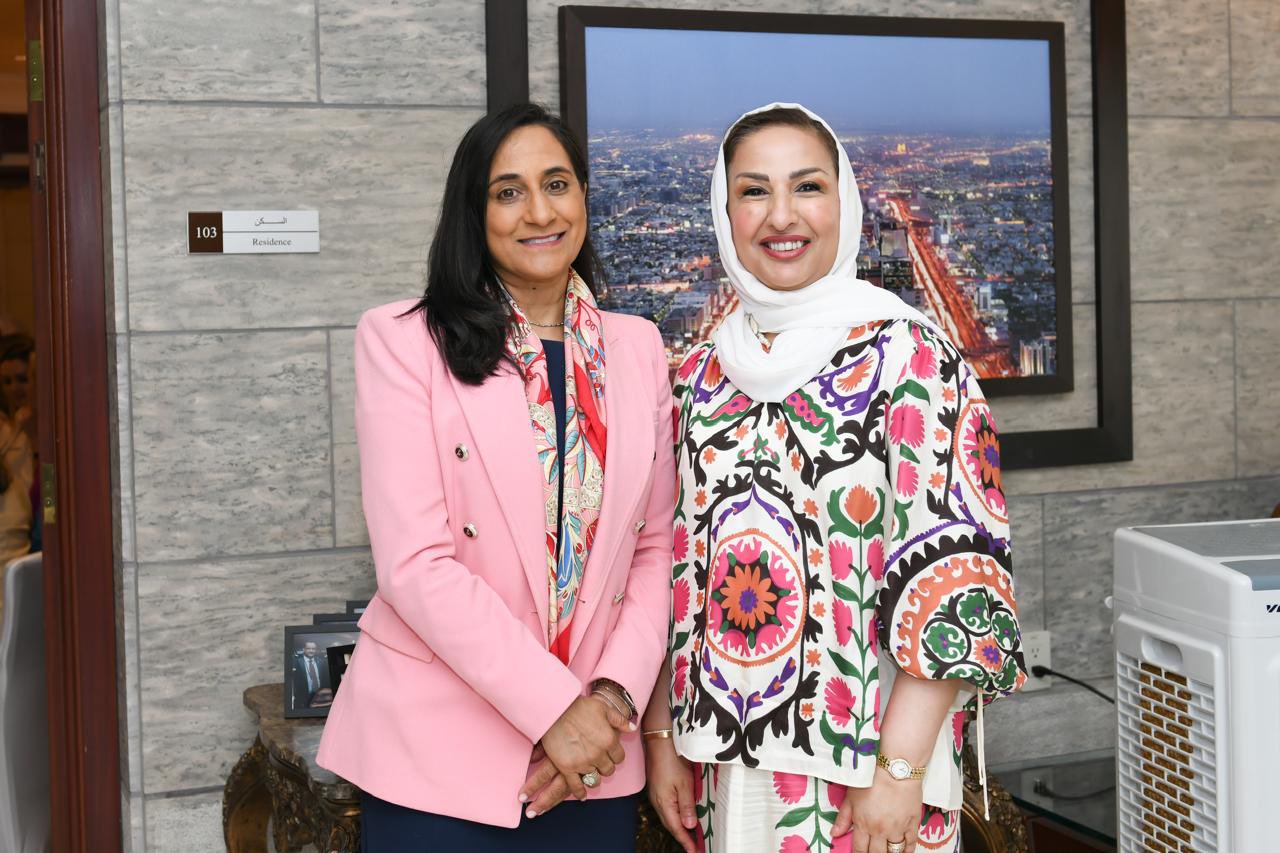 H.E. Ambassador Almoalimi Welcomes the Minister of Foreign Affairs at a Brunch Celebrating The International Day of Women in Diplomacy at the Embassy